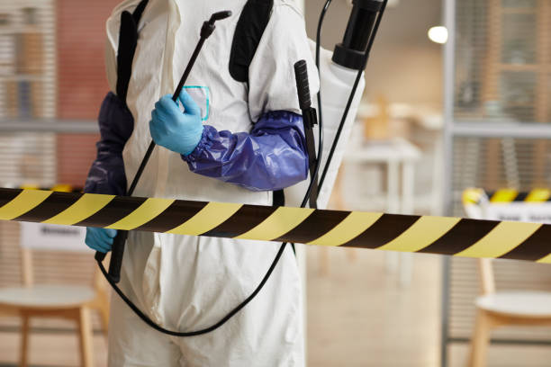 Professional Biohazard Cleanup technician working in Hudsonville, MI